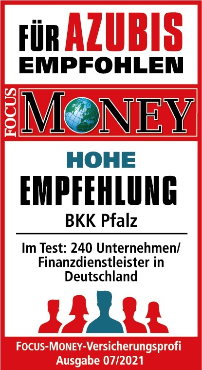 BKK Pfalz: Von FOCUS Money Als Ausbildungsbetrieb Empfohlen | Presseportal